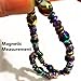 KaiKBax Colorful Hematite Chain Bracelet Unisex Magnet Health Care Hand-Woven Hand String Weight Loss Bracelet