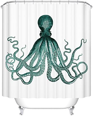 Amazon Com Goodbath Octopus Shower Curtain Ocean Sea Kraken