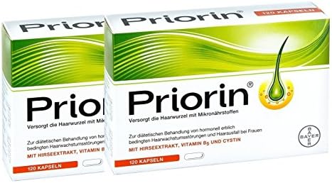 Bayer Priorin Anti Hair Loss Growth - 240 Capsules/Box Hair Everyday
