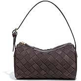 SportsWell Mini Woven Suede Crossbody Bags for Women Handbag Small Purses Evening Bag