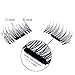 Arishine Magnetic False Eyelashes, 0.2mm Ultra-thin 3D eyelashes, Handmade for Natural Look
