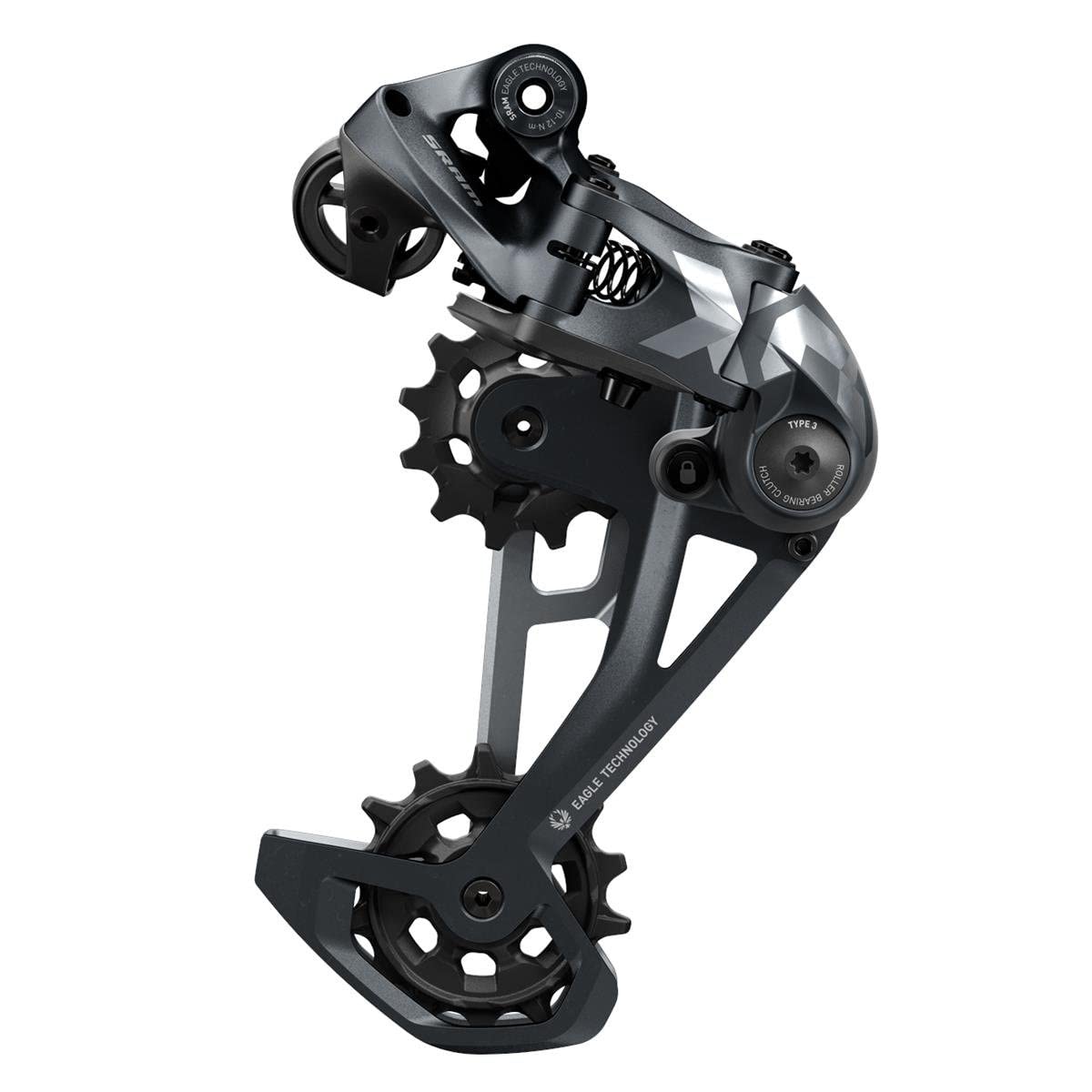 Cambio trasero SRAM X01 Eagle - 12 velocidades, jaula larga, 52 dientes máx., Lunar