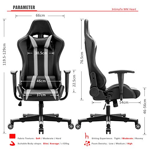 IntimaTe-WM-Heart-La-Sedia-Gaming-Sedia-da-Gioco-di-Pu-135-Gradi-dellinclinazioni-Sedia-Girevole-ergonomica