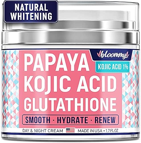 Bloommy Papaya Dark Spot Corrector - Best Kojic Acid Cream - Made in USA -  Skin Nourishing & Resurfacing