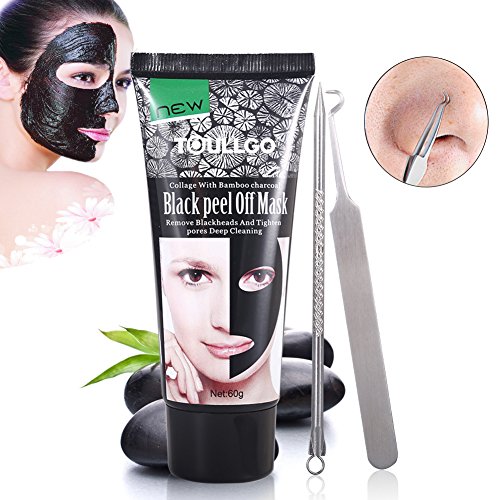 Peel off mask, blackhead remover tool kit, black mask, …