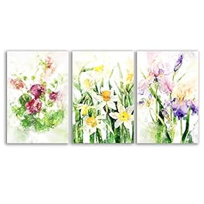 Wall26-3 Panel Canvas Wall Art-Chromatic-Giclee Painting Wall Bedroom Living House Decoration Home Art - 16"x24" x 3 Panels