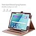 ProCase Galaxy Tab A 10.1 with S Pen Case 2016 Old Model - Stand Folio Case Cover for Galaxy Tab A 10.1 Inch Tablet with S Pen SM-P580, with Multiple Viewing Angles, Document Card Pocket - Brown