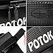 Potok Bicycle Phone Mount Bag, Waterproof Front Frame Bike Bags Sensitive Touch Screen Large Capacity Sun Visor Top Tube Bike Bag Compatible with iPhone Xs Max/ 8Plus, Galaxy Note 9