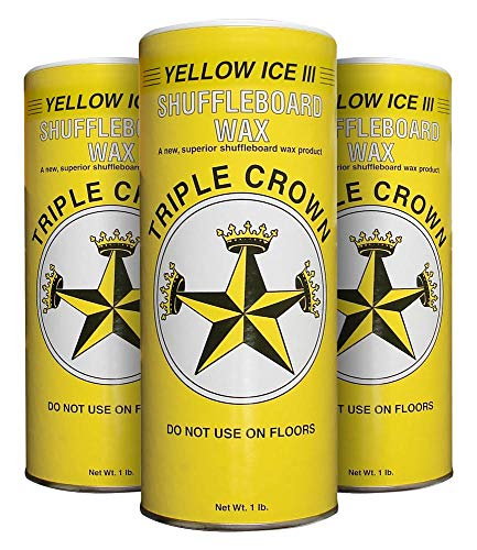 Triple Crown Yellow Ice III Shuffleboard Wax (Yellow Ice III 3-Pack)