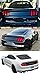 Fits for 2015-18 Ford Mustang Gloss Black Emblem-Delete Plain Trunk Decklid Panel Trim Cover
