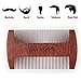 Red Sandalwood No Static Beard Comb, Pocket Hair Comb – Best Handmade Comb with Fine/Coarse Tooth
