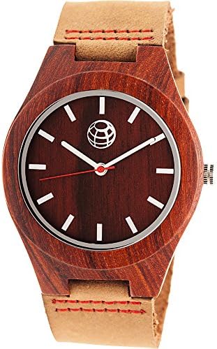 Aztec Quartz Eco Friendly Genuine Leather Watch