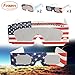 Komene Solar Eclipse Glasses CE and ISO Certified Safe Shades Spectacles for Direct Sun Viewing Eye Protection 5-Pack