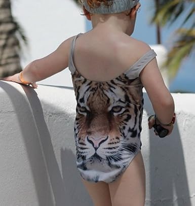 girls tiger swimsuit