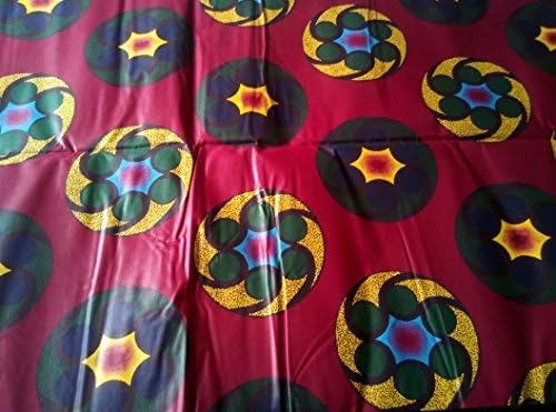 African Fabrics Ankara Print Cotton Bold Colour Fabric For Dresses &Craft Making/Sewing Fabrics/ Kitenge/Pagnes/Chitenge Sold By the Yard