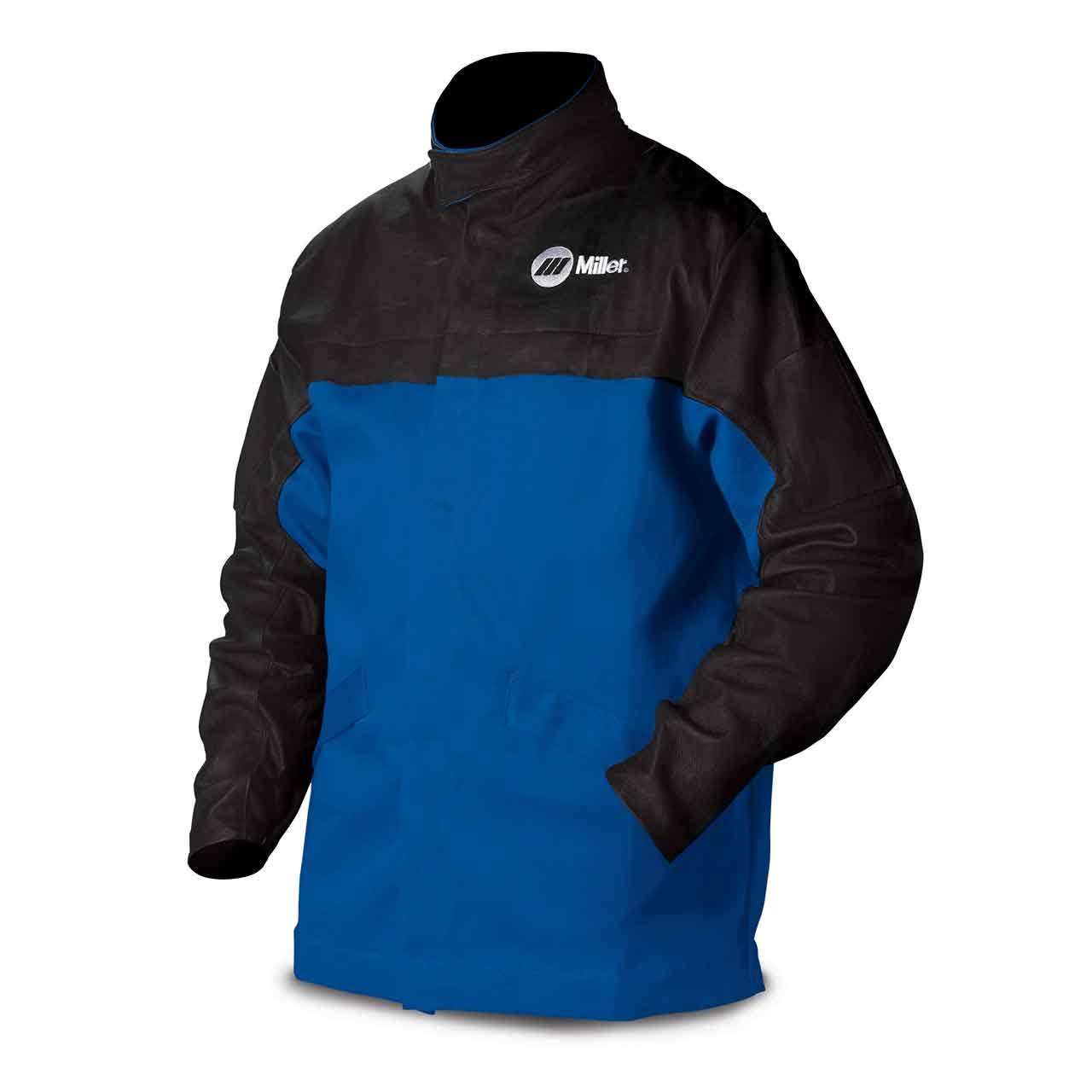 Combo Weld JKT, Royal/Blk, Caja/Cuero, XL