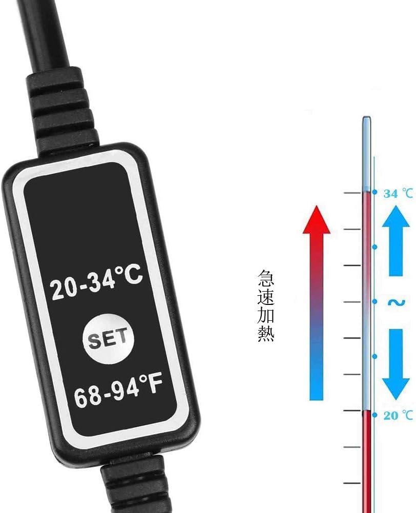 Amazon セーフティヒーター 1００ｗ 熱帯魚 水槽用 ヒーター 淡水海水両用 水族館 防水給湯器 水中用 魚タンク サーモスタット 防爆 チタン合金 加熱棒 温度調節可能 Led ディスプレイ 保護性能 熱帯魚 観賞魚対応 オート 安全カバー付 水温管理用 自動温度制御 維持