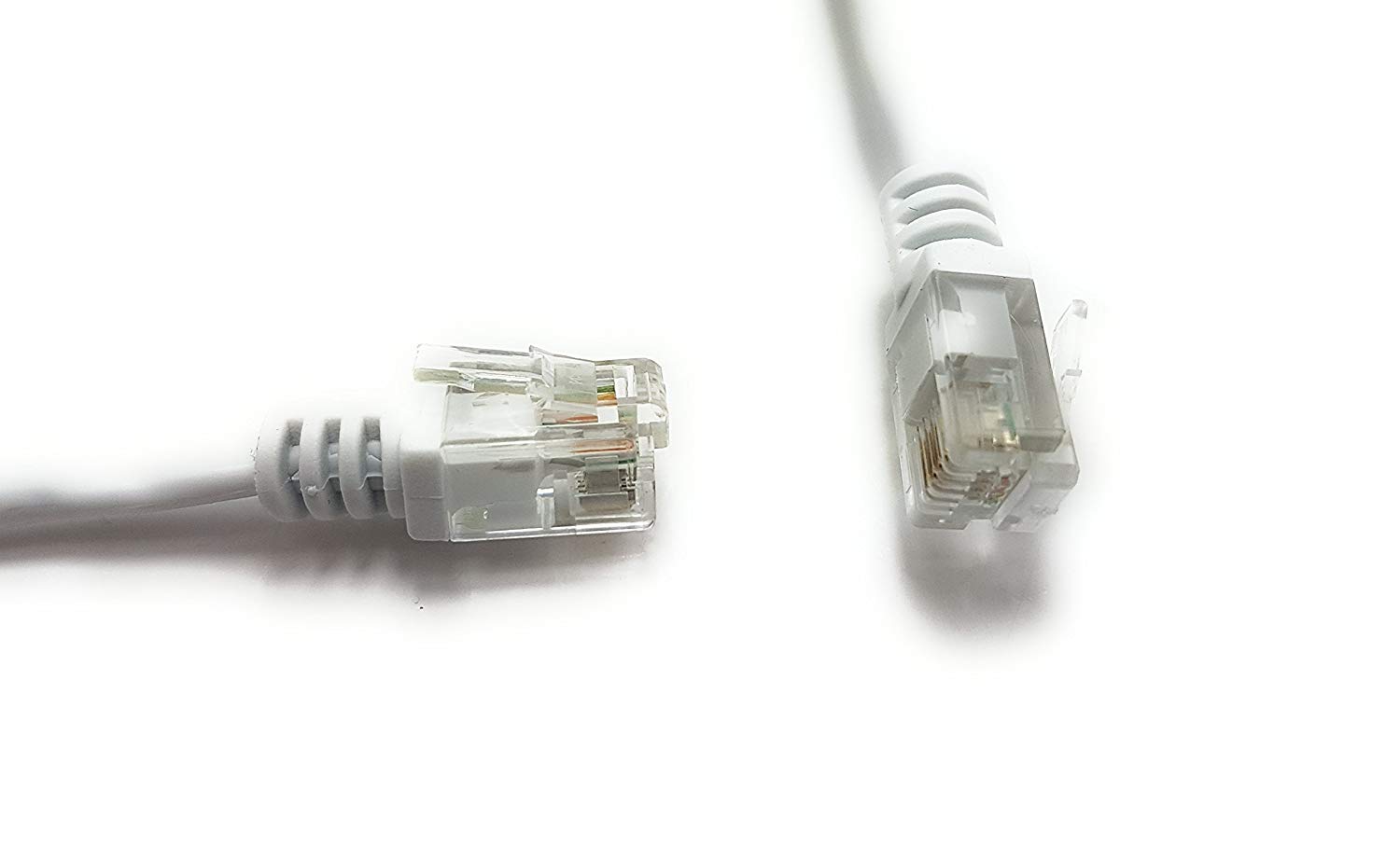 MainCore 1.5m White ADSL 2+ High Speed 26AWG Broadband Modem Cable RJ11 to RJ11