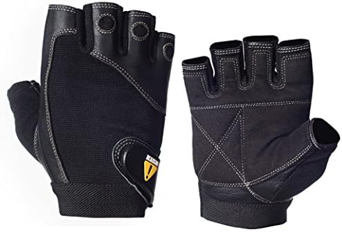UCgym Ultimate Grip WORKOUT GLOVES with Wrist Wrap - Great for Gym, Weight Lifting, Crossfit, Cycling (Extra Large)
