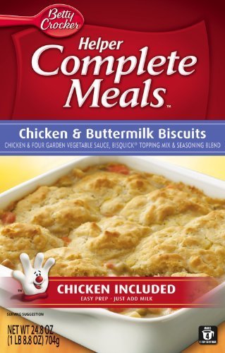 Betty Crocker Helper Complete Meals Chicken And Buttermilk Biscuits 24 8 Ounce Boxes Pack Of 6 By Betty Crocker Dry Meals Foods Buy Online In Aruba At Aruba Desertcart Com Productid 9888213