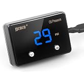 JJCOCO 232PSI Oil Pressure Gauge LED Digital Display 12V Press Gauge Meter Kit with Oil Pressure Sensor for Car Truck Vehicle Automotive