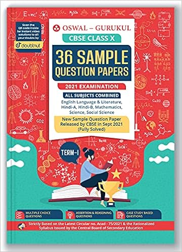 Sample Question Papers Commerce Maths For Cbse Class 12 Term I Exam 21 Oswal Gurukul Amazon In Books