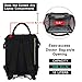 Veegul Wide Open Multipurpose Travel Backpack Lightweight Casual Daypack 18L Black