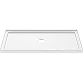 PROFLO PFSBA6042 Hammond 59-7/8" x 41-7/8" Rectangular Shower Base with Single Threshold and Center Drain - White