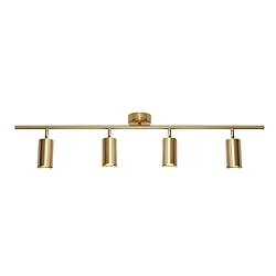 BOKT Modern Gold 4-Lights LED Track Lighting Kit