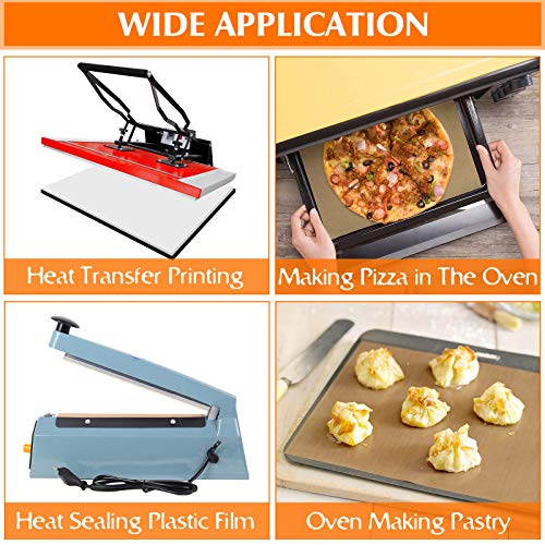 Teflon Sheet for Heat Press, 15 Pack Selizo Heat Transfer Cover Paper