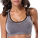 Mirity Women Racerback Sports Bras - High Impact Workout Gym Activewear Bra Color Black,grey,green,blue,pink XL,5 Pack