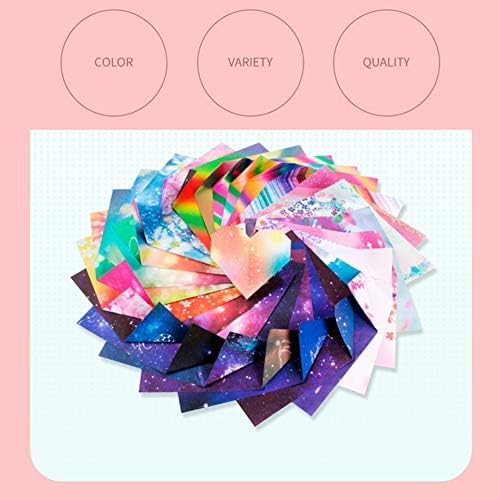12月スーパーsale Nkliop 折り紙 おりがみ 両面創作折り紙 カラーペーパー 7cm角 100枚入 Diy アート クラフトプロジェクト 正方形 色紙 おりがみ 両面カラー 子供用 H01 テレビで話題