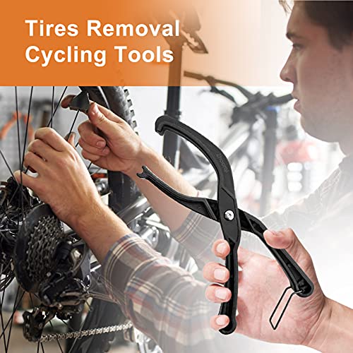 ZHOORQI Bike Tire Levers Bike Tire Pliers, LaborSaving Bicycle Tyre Remover Clamp with NonSlip