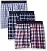 Hanes Big Boys' Ultimate Comfortsoft Plaid Boxers (3 Pack), Assorted, M
