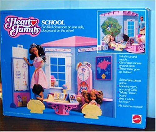 1988 The Heart Family SCHOOL/PLAYGROUND Set