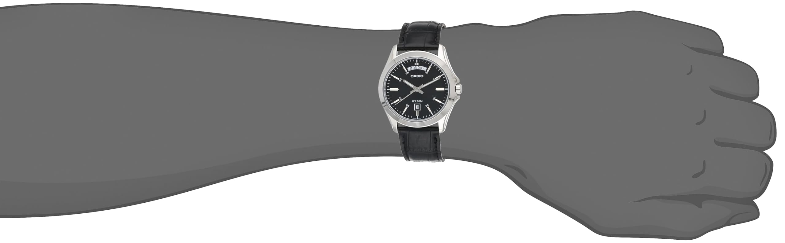 Classic Black Watch MTP1370L-1A [カシオクラシックブラックウォッチMTP1370L-1A]