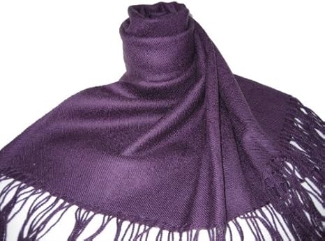 Amazon 高級感ある厚手ハイグレードパシュミナストール 紫 こちらの商品の内訳は 高級感ある厚手ハイグレードパシュミナストール １３色から選べる１０枚セット のみ スペシャリティアパレル 通販