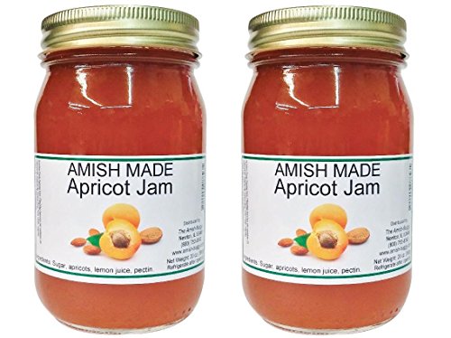 Amish Apricot Jam - Two 16 Oz Jars