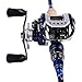 Sougayilang 2-piece Baitcasting Fishing Rod with Fishing Reel Combos Left/right