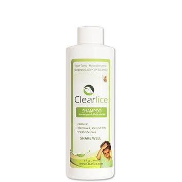 Clearlice Head Lice Eggs Natural One Day Treatment Shampoo