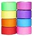 Christmas Ribbon for Crafts, Red Ribbon for Gift Wrapping and Fall Swag. Holiday Fabric Ribbon for Wreaths. (15yd x 5/8