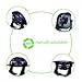 Desk Personal Fan USB Table Portable Fan(2 Speed, 4 Inch,Quietness)(Black)