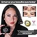 Full Eye Natural & Bold [ 2 Sets 3 Magnet Magnetic Eyelashes] 100% Cruelty Free Premium Silk False Lashes with Free Applicator & Mirror Case - Glue Free Non-Allergic Reusable & Lightweight