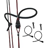 - QI HUO JU - 2Pcs Archery Peep Sight Compound Bow 3/16 Rubber Tube Peep Sight Bow String Tubing with Buckle for Hunting Shooting Targeting Accessories