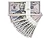 WLIFE Play Money Copy Money $5000,Movie Prop Money Full Print 2 Sided $50 Dollar Bills Money Stacks,Fake Money That Looks Real,New Published Thickening Movies,TV,Videos,Advertising,Play