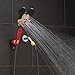 Oxygenics 79148 Mickey Mouse Handheld Shower Head, Red/Black