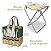 yodo 7 Piece Garden Tools Set for Men & Women – Heavy Duty Folding Stool Tote Bag and Stainless Steel Gardening Tools Includes Trowel Rake Cultivatorthumb 2