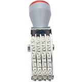 Number Stamp, Rubber Date Stamp Office Supermarket Number Date Printing Stamp Ink Stamp,Multi-Function DIY Rubber Stamp Offic