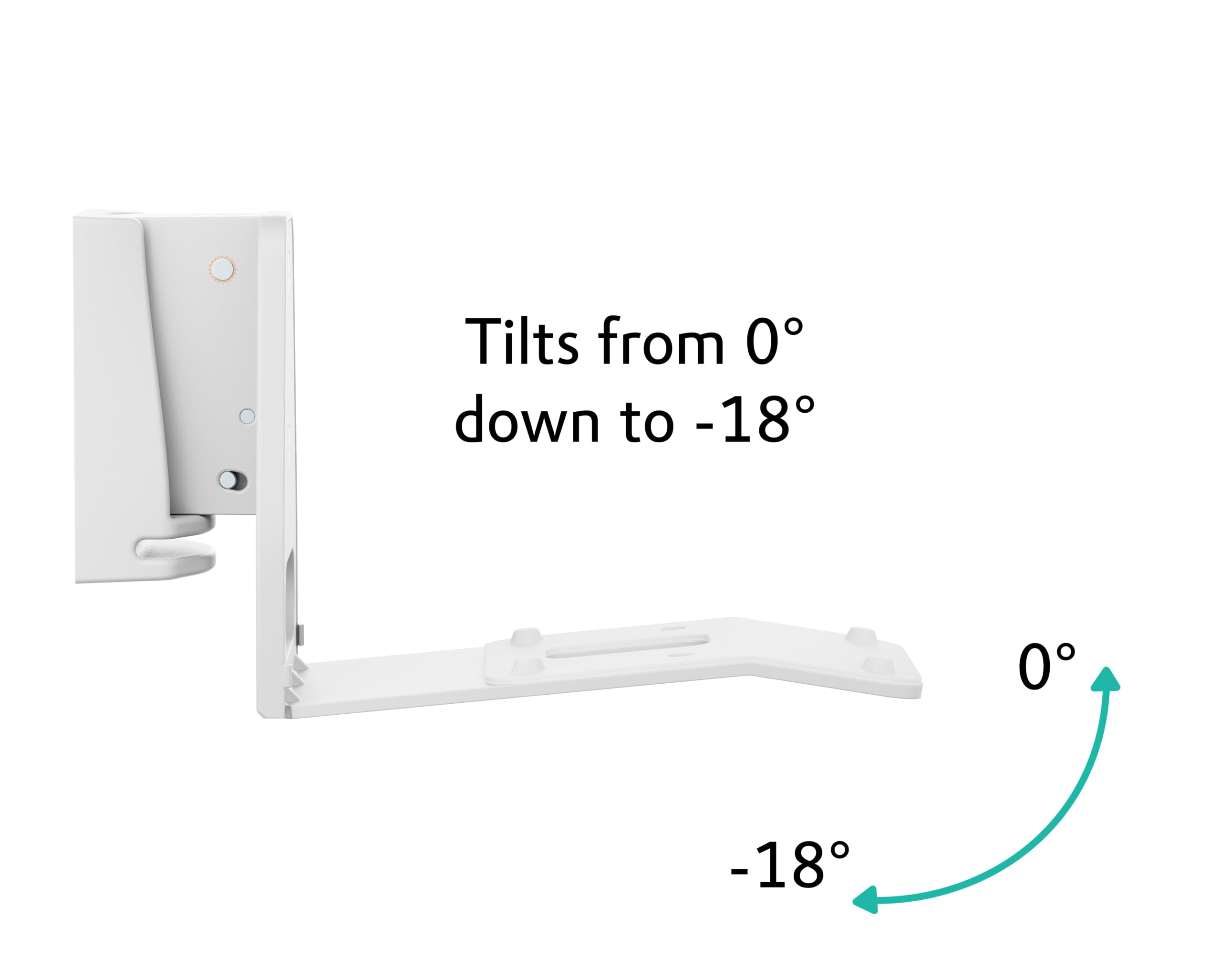 ynVISION.DESIGN 調節可能なウォールマウント Sonos ERA 300スピーカー対応 ホワイト