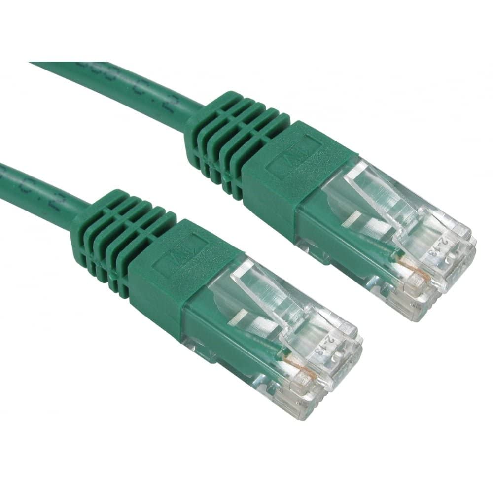 ALIDA SYSTEMS 0.25m Professional Network Cable - Premium Quality (26 AWG 100% Copper Wire) / CAT5e (enhanced) / RJ45 / Ethernet/Patch/LAN/Router/Modem / 10/100 Green